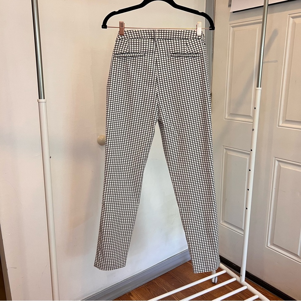 Rachel Zoe Black White Ankle Pants Size 10